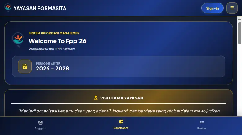 SIM Yayasan Formasita